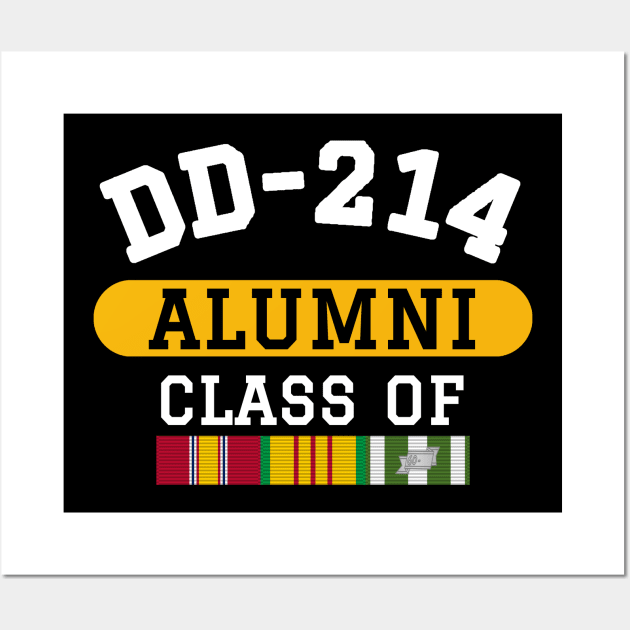 DD-214 Alumni Class of Vietnam Veteran Pride Wall Art by Revinct_Designs